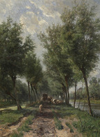 KS 132
<br/>
De weg van Polsbroekerdam
<br/>
<em>Borselen, Jan Willem van (1825-1892)</em>